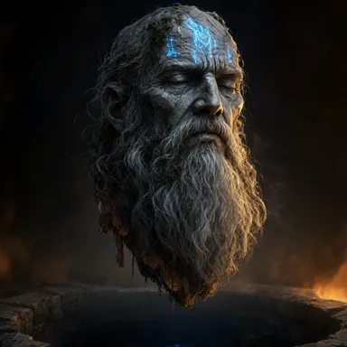 Retrato de Mímir, o Sábio do Poço