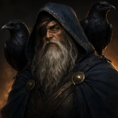 Retrato de Odin, o Pai de Todos